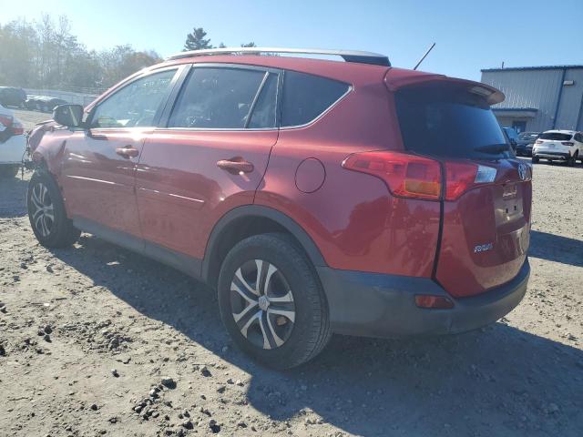 JTMBFREV4E5030063 - 2014 TOYOTA RAV4 LE RED photo 2