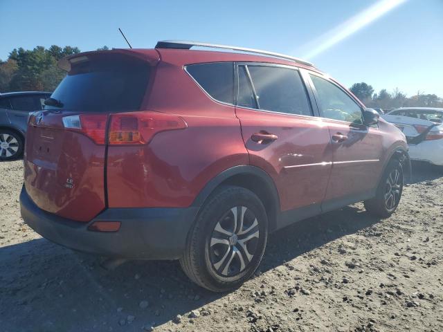 JTMBFREV4E5030063 - 2014 TOYOTA RAV4 LE RED photo 3