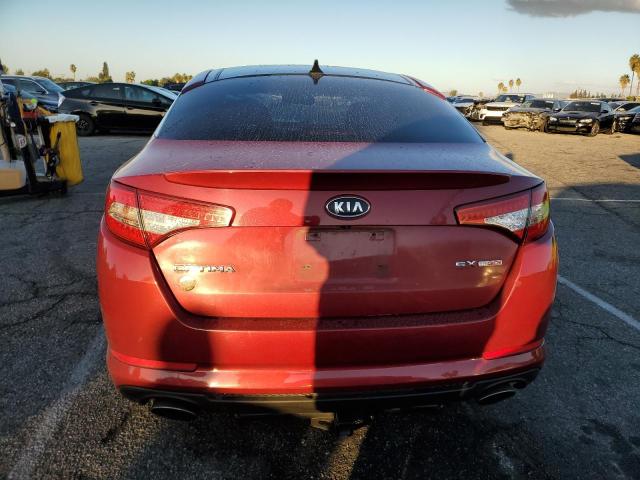 KNAGR4A62B5147227 - 2011 KIA OPTIMA SX RED photo 6