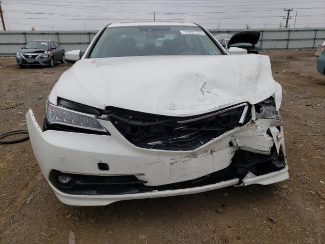 19UUB2F79HA000050 - 2017 ACURA TLX ADVANCE WHITE photo 5