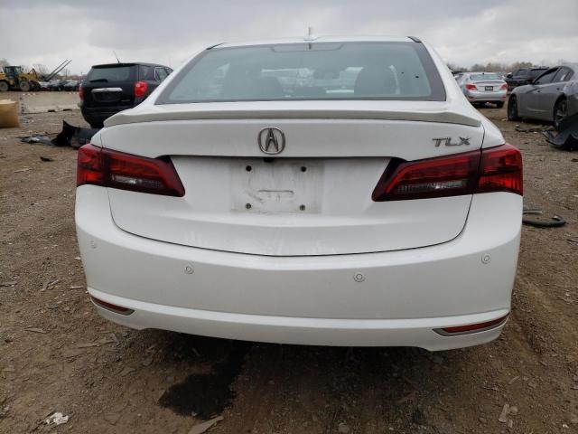 19UUB2F79HA000050 - 2017 ACURA TLX ADVANCE WHITE photo 6