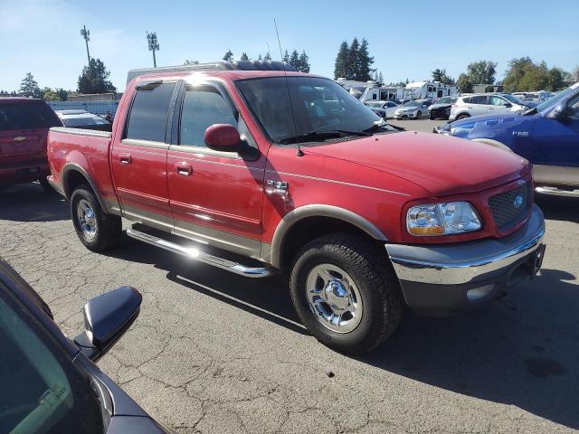 1FTRW08W71KB19118 - 2001 FORD F150 SUPERCREW RED photo 4