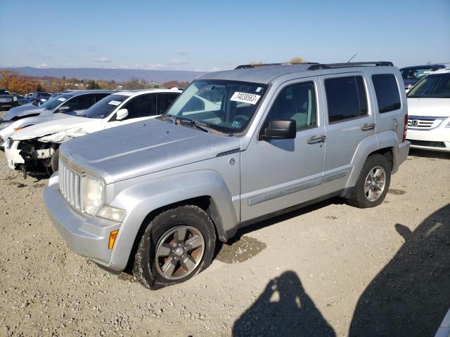 1J8GN28K78W205043 - 2008 JEEP LIBERTY SPORT SILVER photo 1