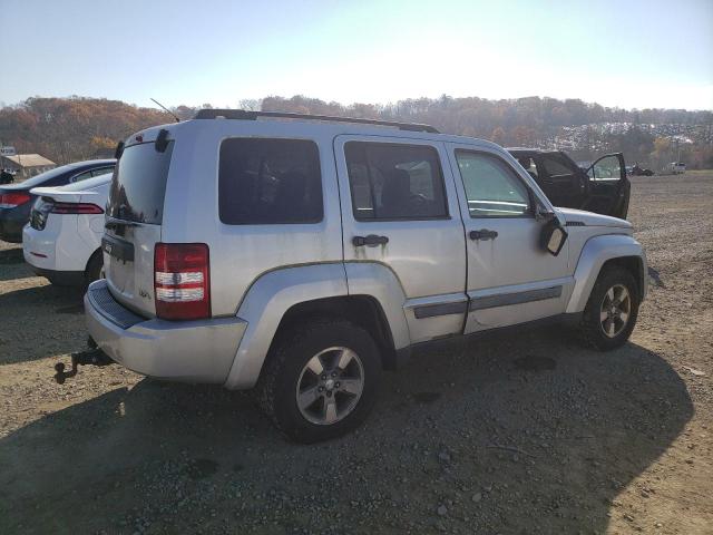 1J8GN28K78W205043 - 2008 JEEP LIBERTY SPORT SILVER photo 3