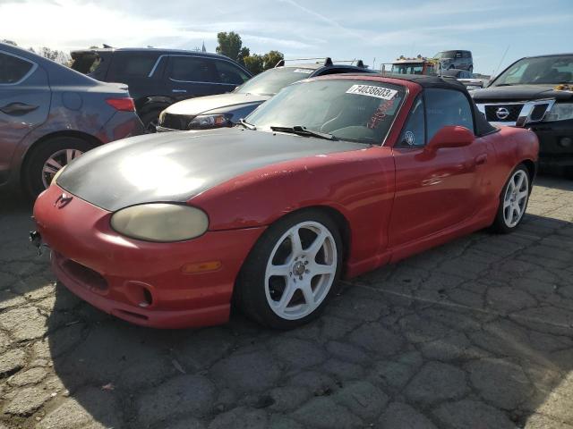 JM1NB3530Y0152909 - 2000 MAZDA MX-5 MIATA BASE RED photo 1