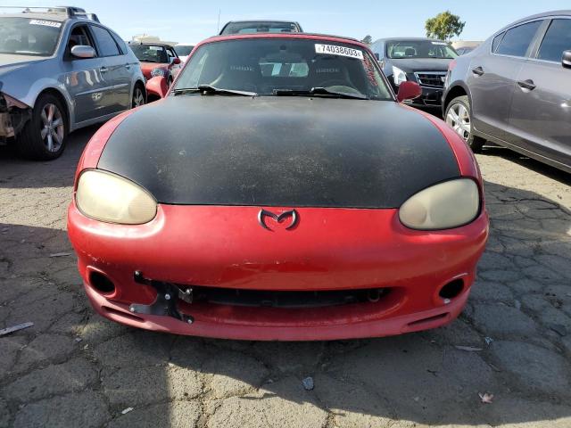 JM1NB3530Y0152909 - 2000 MAZDA MX-5 MIATA BASE RED photo 5