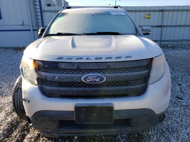 1FM5K8GT7EGA54940 - 2014 FORD EXPLORER SPORT SILVER photo 5