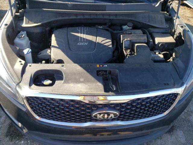 5XYPGDA57GG139641 - 2016 KIA SORENTO LX BLACK photo 11