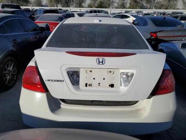 1HGCM56827A021045 - 2007 HONDA ACCORD EX WHITE photo 6