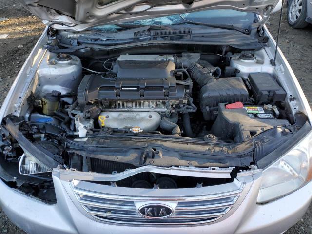 KNAFE121875387818 - 2007 KIA SPECTRA EX SILVER photo 11