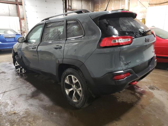 1C4PJMBS0FW503373 - 2015 JEEP CHEROKEE TRAILHAWK GRAY photo 2