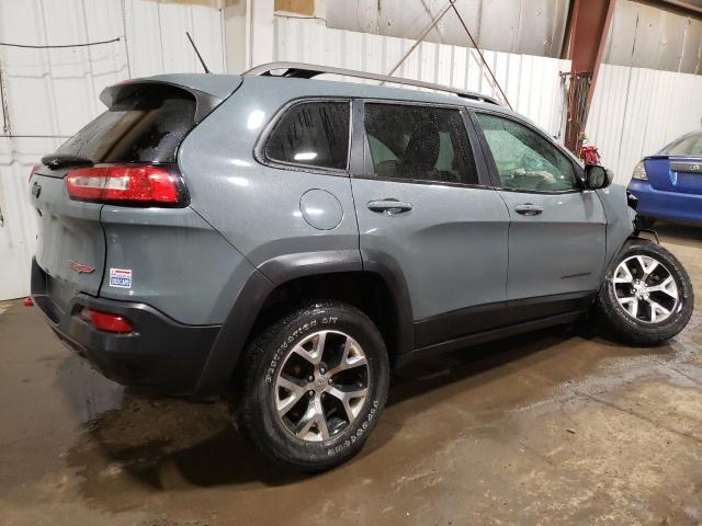 1C4PJMBS0FW503373 - 2015 JEEP CHEROKEE TRAILHAWK GRAY photo 3