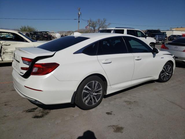 1HGCV3F1XKA000389 - 2019 HONDA ACCORD HYBRID WHITE photo 3