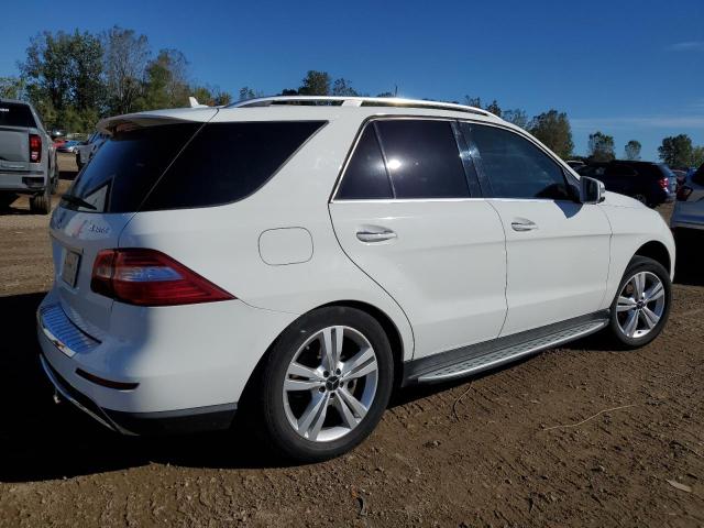 4JGDA5HB0FA472988 - 2015 MERCEDES-BENZ ML 350 4MATIC WHITE photo 3