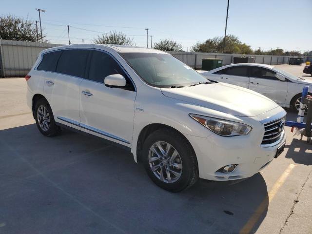 5N1CL0MN5EC522456 - 2014 INFINITI QX60 HYBRID WHITE photo 4