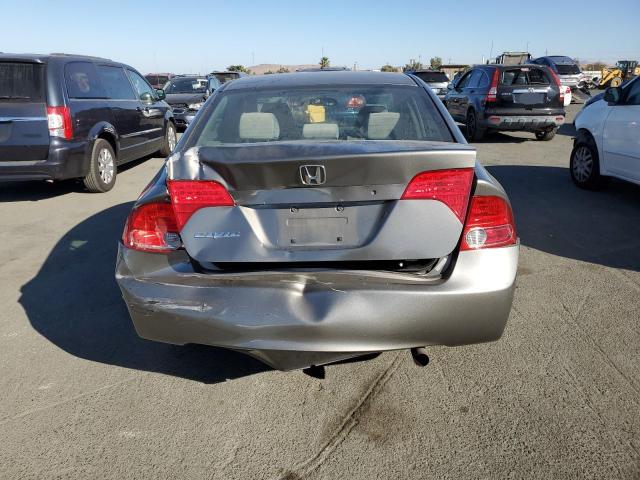 1HGFA16836L141261 - 2006 HONDA CIVIC EX GRAY photo 6