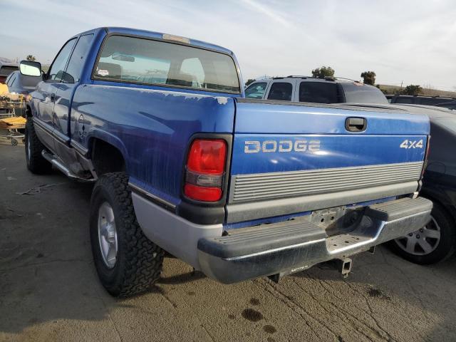 3B7HF13Z0VM592098 - 1997 DODGE RAM 1500 BLUE photo 2