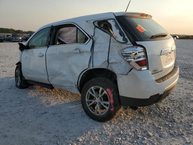 2GNFLEEKXH6147994 - 2017 CHEVROLET EQUINOX LS WHITE photo 2