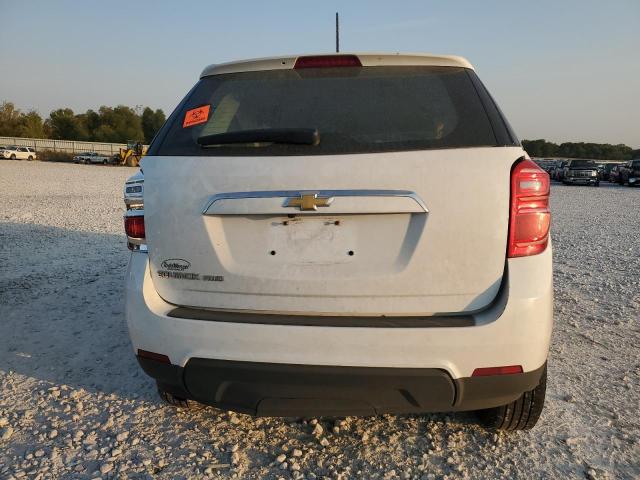 2GNFLEEKXH6147994 - 2017 CHEVROLET EQUINOX LS WHITE photo 6