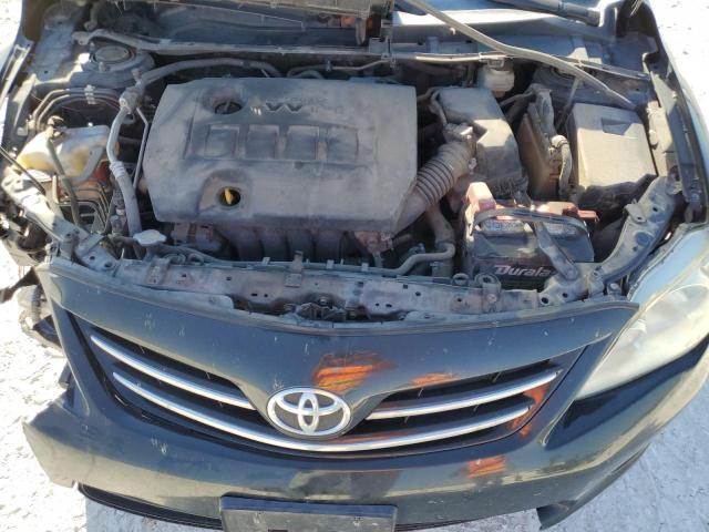 5YFBU4EEXDP200582 - 2013 TOYOTA COROLLA BASE BLACK photo 11