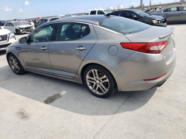 5XXGR4A67DG194898 - 2013 KIA OPTIMA SX SILVER photo 2