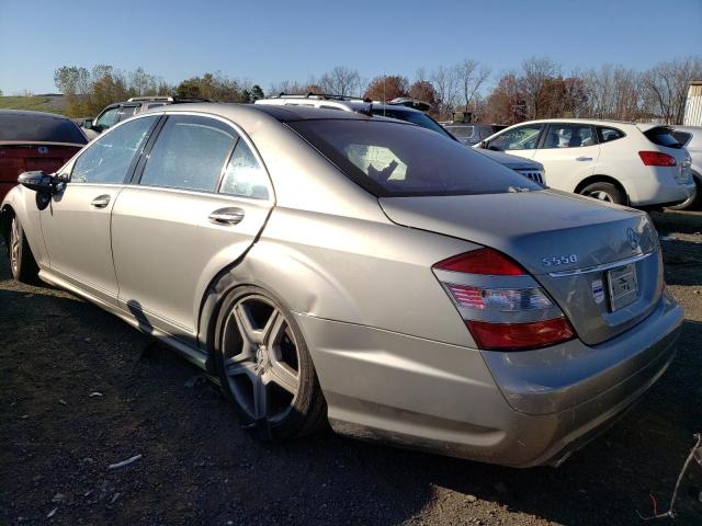WDDNG86X28A228453 - 2008 MERCEDES-BENZ S 550 4MATIC GRAY photo 2