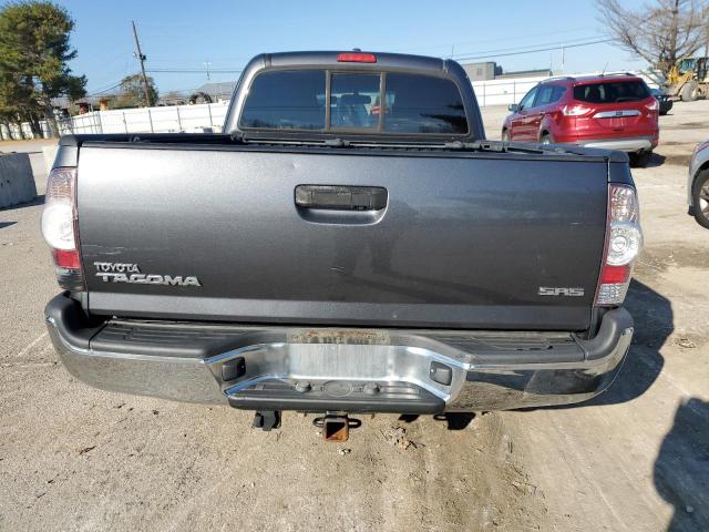 5TETX4CN1AZ741699 - 2010 TOYOTA TACOMA ACCESS CAB ნაცრისფერი ფოტო 6