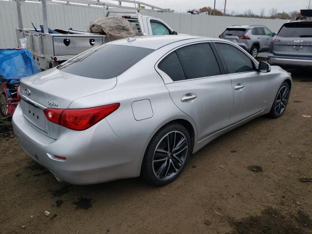 JN1BV7AR4FM400048 - 2015 INFINITI Q50 BASE SILVER photo 3