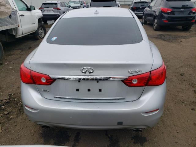 JN1BV7AR4FM400048 - 2015 INFINITI Q50 BASE SILVER photo 6