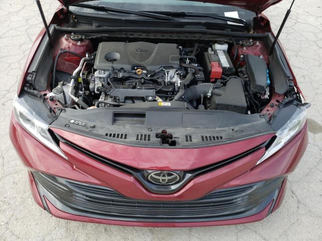 4T1B11HK2KU851788 - 2019 TOYOTA CAMRY L RED photo 11