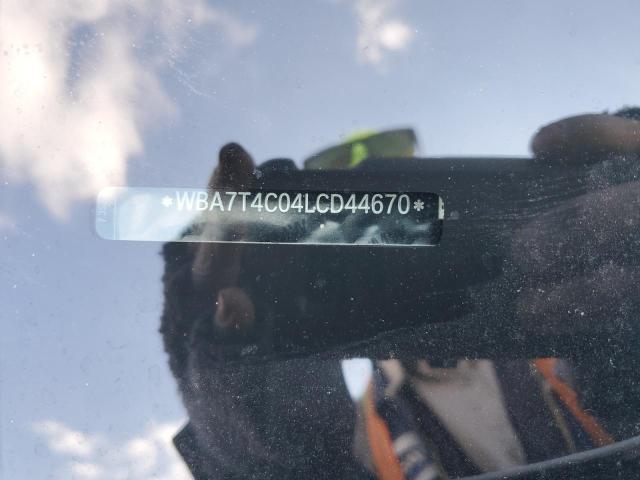 WBA7T4C04LCD44670 - 2020 BMW 740 XI WHITE photo 12