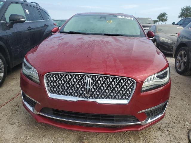 3LN6L5E97HR643345 - 2017 LINCOLN MKZ RESERVE RED photo 5