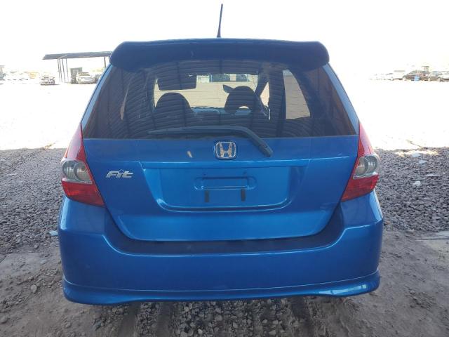 JHMGD38607S037818 - 2007 HONDA FIT S BLUE photo 6