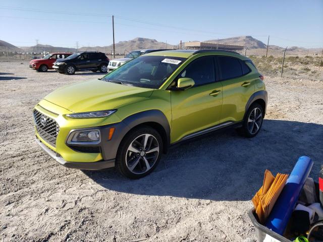 KM8K3CA51KU237700 - 2019 HYUNDAI KONA LIMITED GREEN photo 1