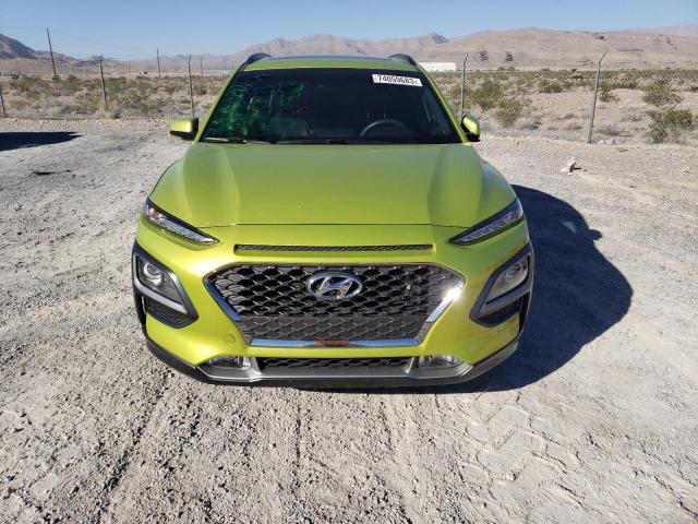 KM8K3CA51KU237700 - 2019 HYUNDAI KONA LIMITED GREEN photo 5