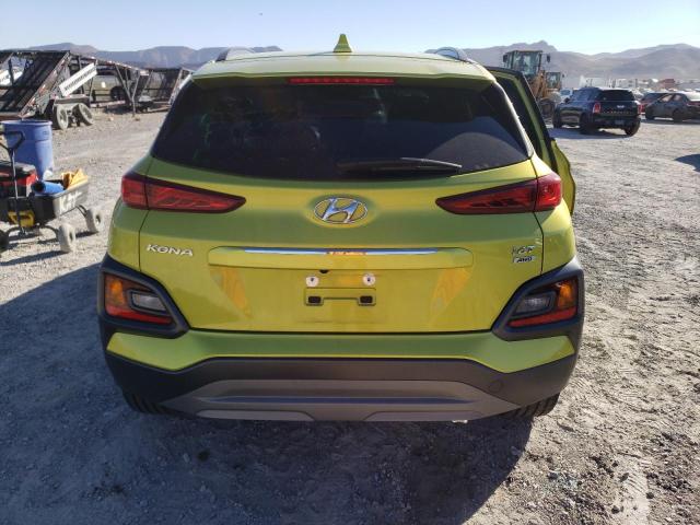 KM8K3CA51KU237700 - 2019 HYUNDAI KONA LIMITED GREEN photo 6