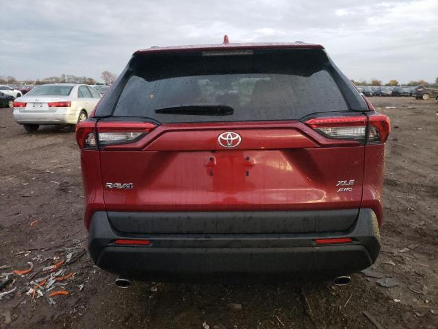 2T3P1RFV7MW152295 - 2021 TOYOTA RAV4 XLE RED photo 6