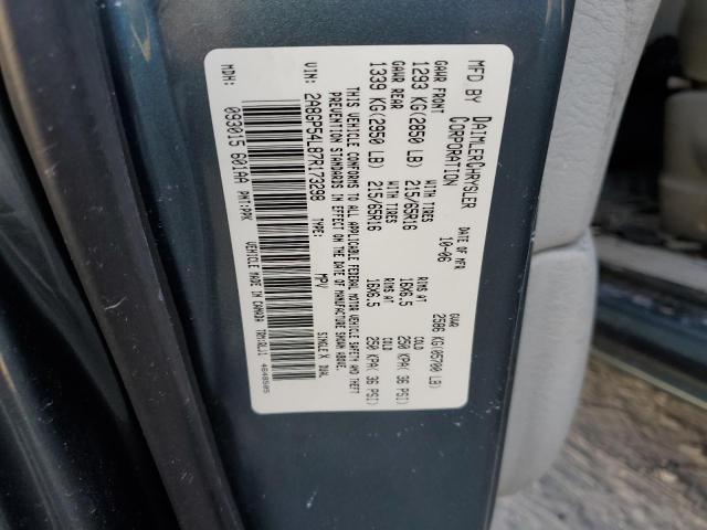 2A8GP54L87R173298 - 2007 CHRYSLER TOWN & COU TOURING 蓝色 照片 13