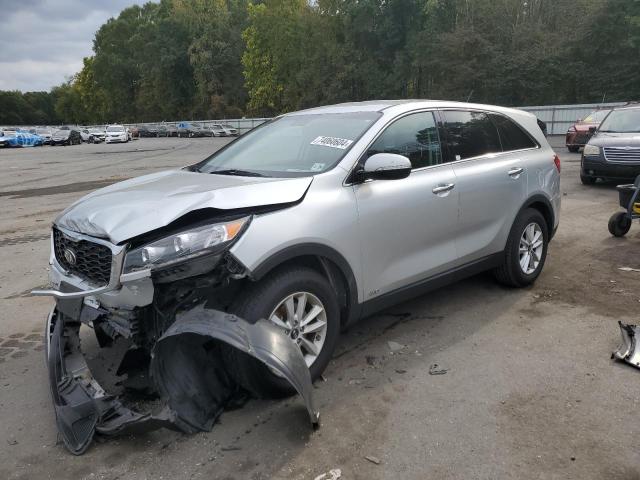 5XYPGDA37KG552666 - 2019 KIA SORENTO L SILVER photo 1