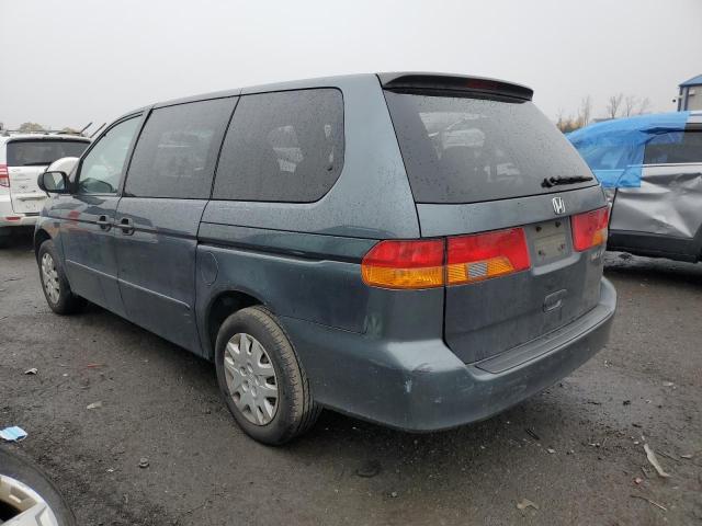 5FNRL185X3B099937 - 2003 HONDA ODYSSEY LX BLUE photo 2