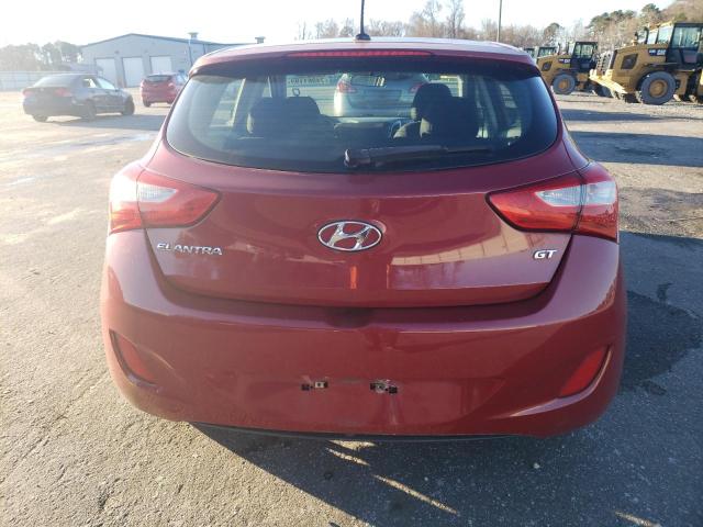 KMHD35LH2EU177992 - 2014 HYUNDAI ELANTRA GT RED photo 6