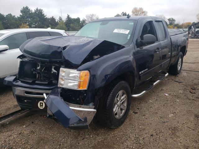 1GTR2VE33BZ232480 - 2011 GMC SIERRA K1500 SLE BLUE photo 1