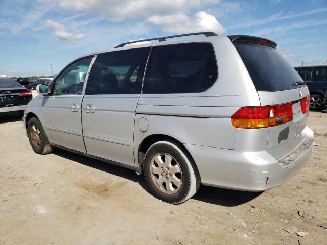 2HKRL189X2H525578 - 2002 HONDA ODYSSEY EXL SILVER photo 2