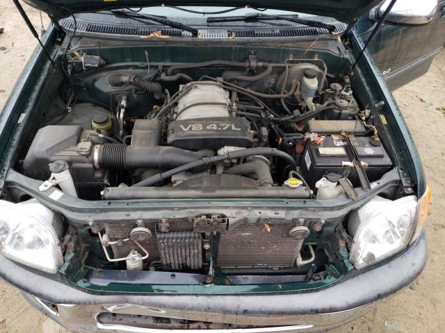 5TBBT4413YS078672 - 2000 TOYOTA TUNDRA ACCESS CAB მწვანე ფოტო 11