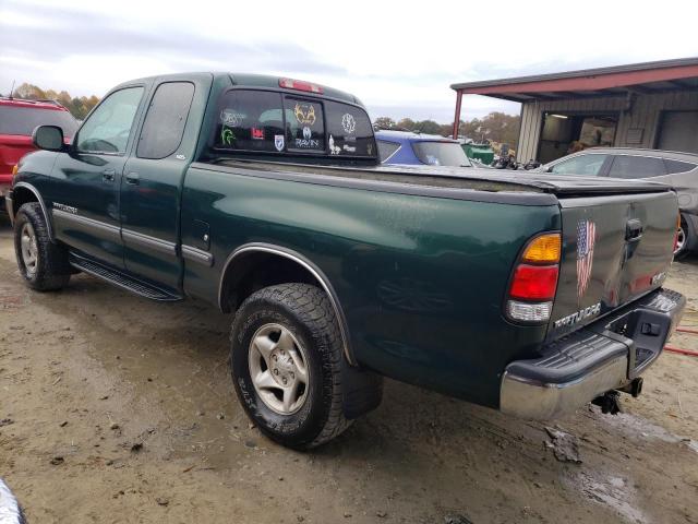5TBBT4413YS078672 - 2000 TOYOTA TUNDRA ACCESS CAB მწვანე ფოტო 2