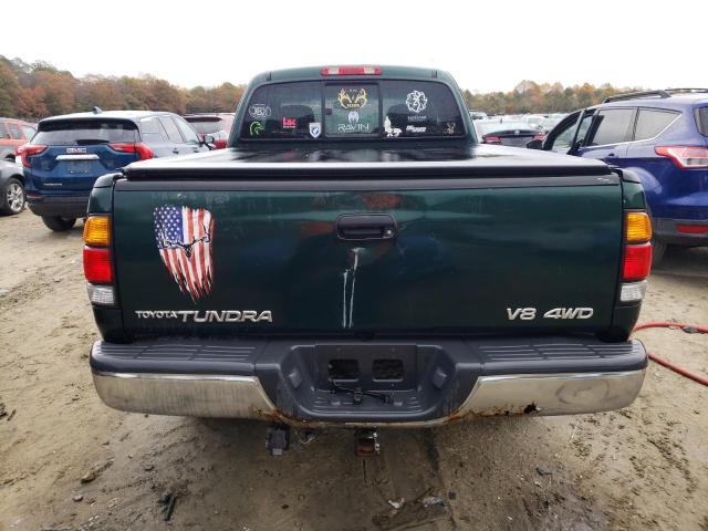 5TBBT4413YS078672 - 2000 TOYOTA TUNDRA ACCESS CAB მწვანე ფოტო 6