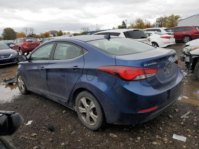 5NPDH4AE2GH675387 - 2016 HYUNDAI ELANTRA SE BLUE photo 2