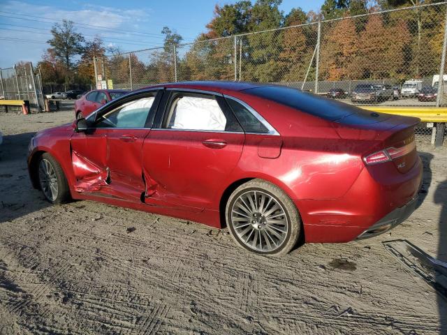 3LN6L2JK4DR810875 - 2013 LINCOLN MKZ RED photo 2