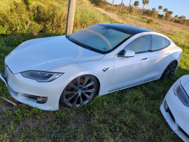 5YJSA1E24LF370718 - 2020 TESLA MODEL S WHITE photo 1