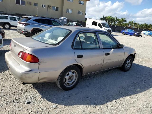 2T1BR12E7YC293474 - 2000 TOYOTA COROLLA VE BEIGE photo 3